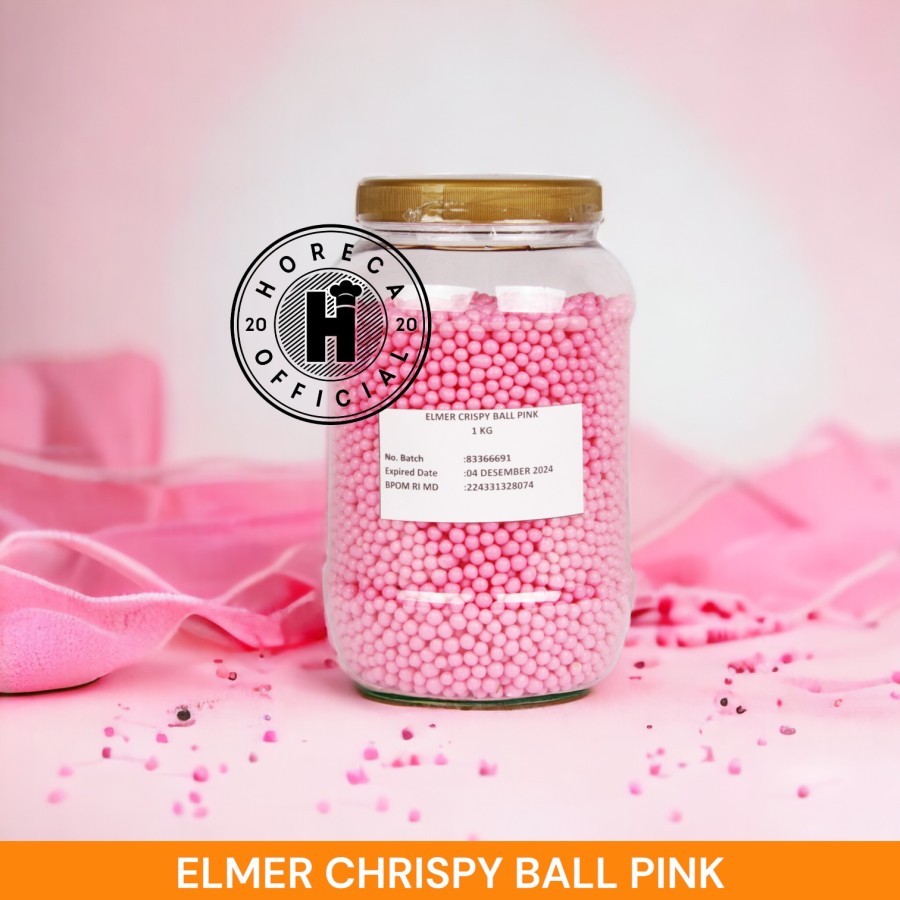 

ELMER CRISPY BALL PINK 1KG
