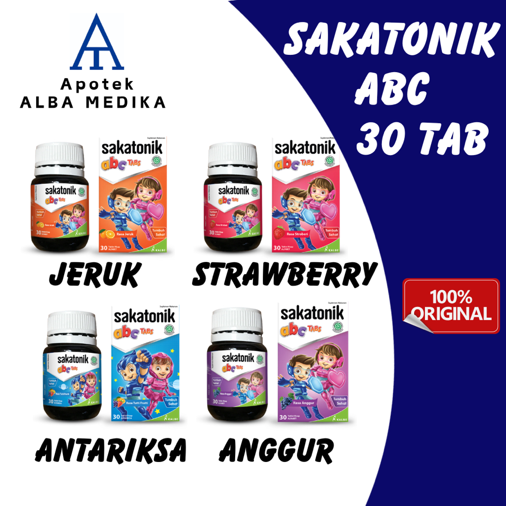 Sakatonik ABC | Multivitamin Anak | Vitamin Sakatonik ABC 30 Tab