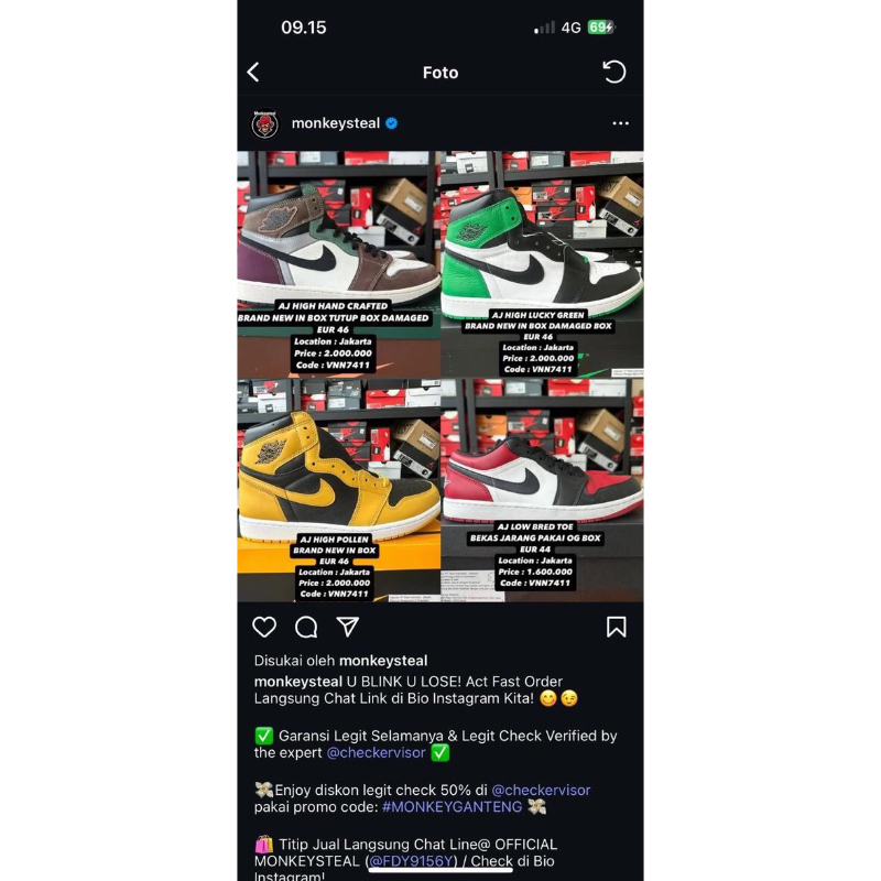 air jordan 1 high brand new in box