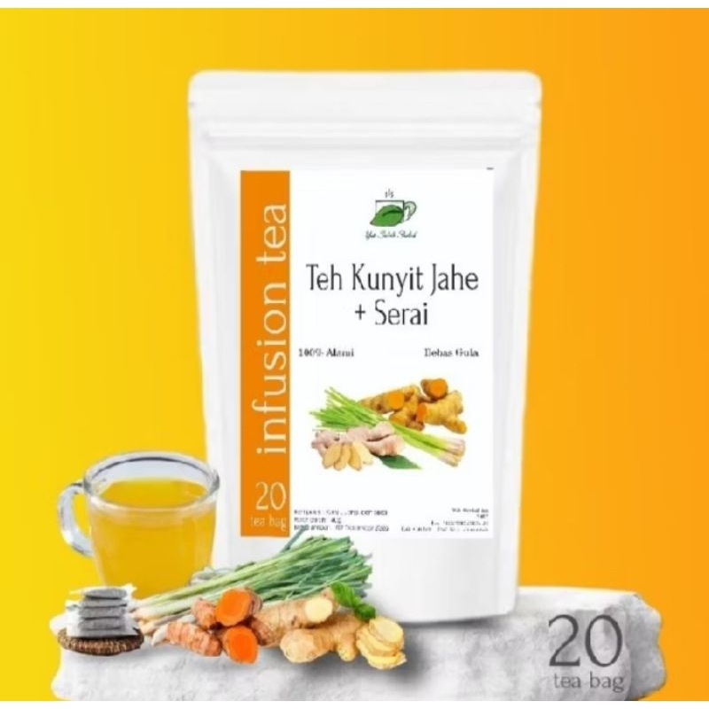 TEH KUNYIT JAHE DAN SERAI