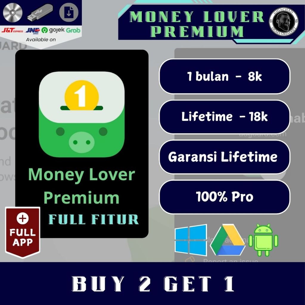 SSS - Money Lover Prmium Manajemen Keuangan murah termurah akun sendiri bergaransi for android priva