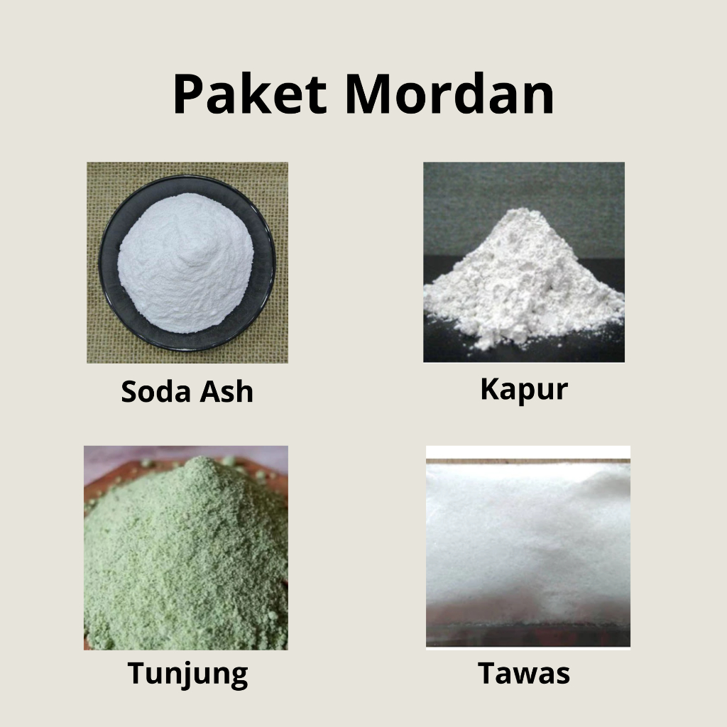 Paket Mordan/Tunjung Ecoprint/Tawas Bubuk/Soda Ash Bubuk Ecoprint/Paket Ecoprint/Paket Ecoprint Baha