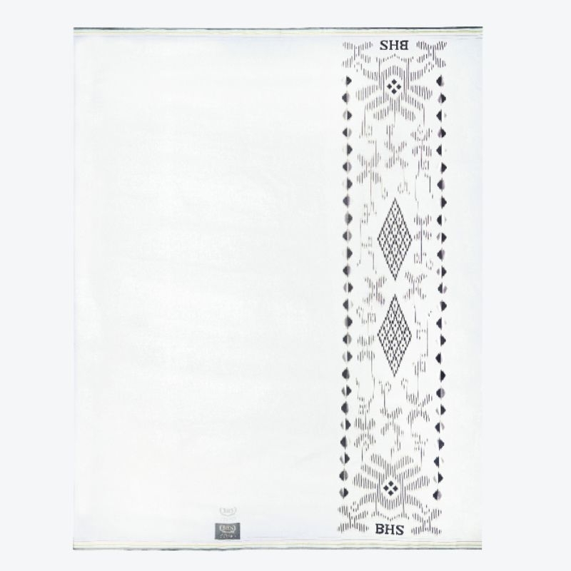 Sarung BHS Cosmo Silver Warna Putih Polos 01

