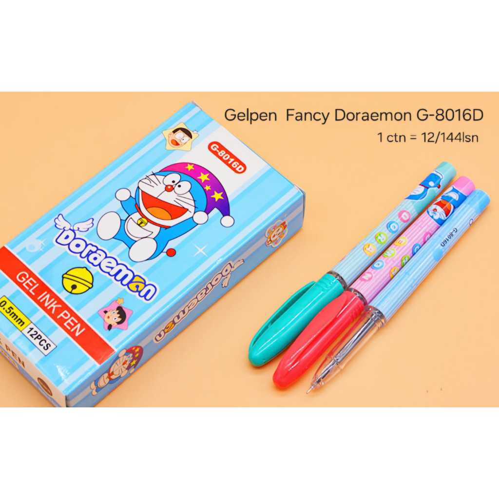 

GELL PEN MOTIF DORAEMON (1 LUSIN)
