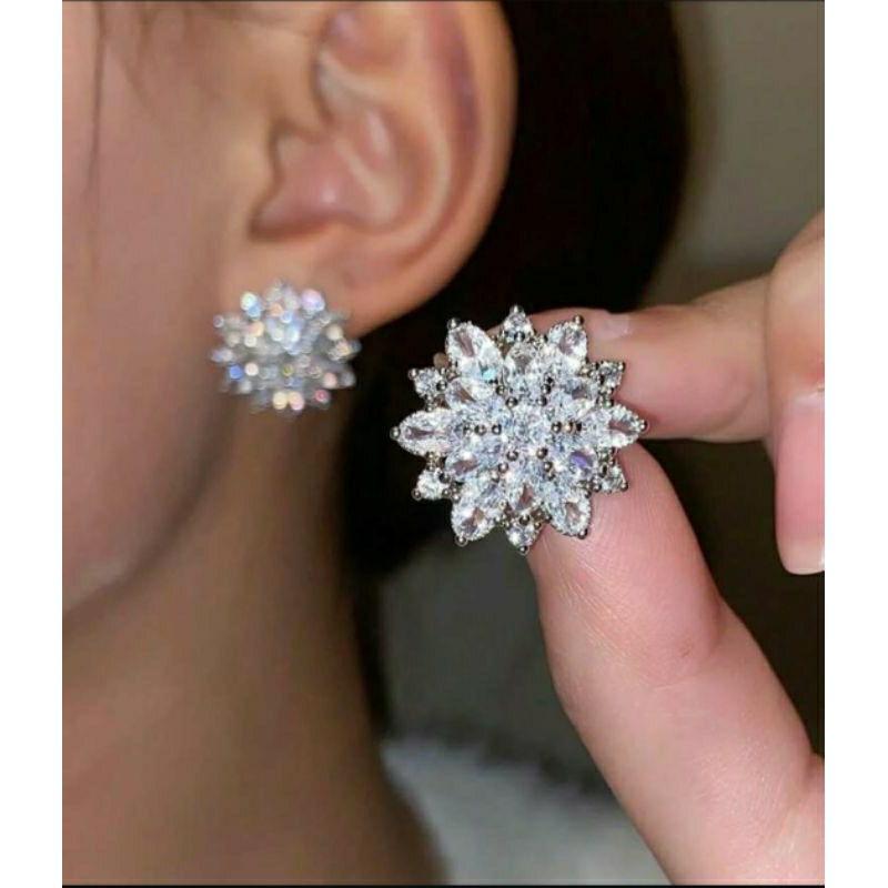 ( restock ) aneka giwang model jepit anting modern mewah pengantin manten jawa sunda solo besar jumb