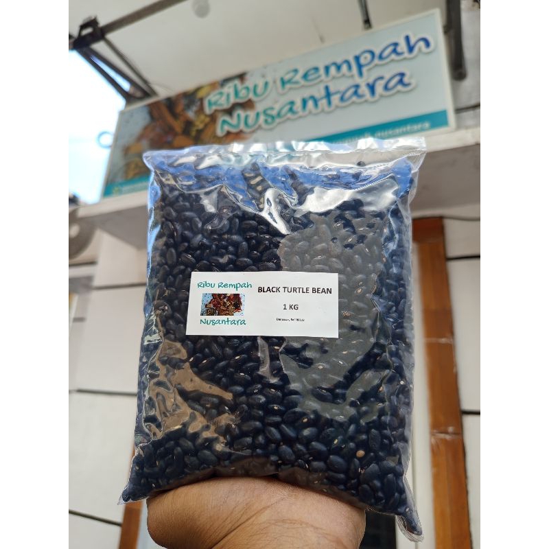 

1kg Black Turtle Bean / 1kg Black Bean / 1kg Kacang Kedelai Hitam Import