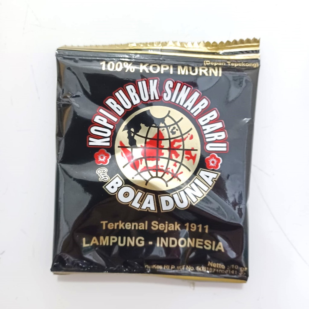 

Kopi Bubuk Sinar Baru Bola Dunia Kemasan Sachet 10gr