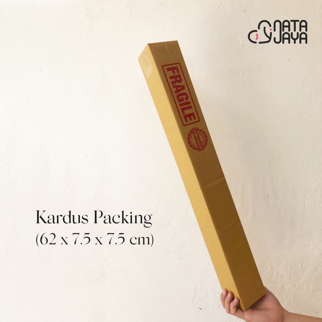

Kardus Packing untuk Kertas / Poster (62 x 7.5 x 7.5 cm) Karton Paper Tube Core Corong Selongsong