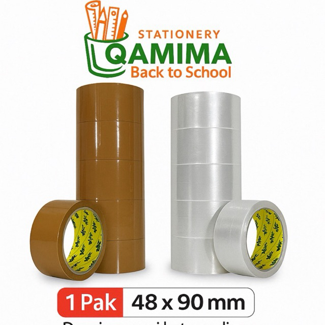 

Lakban OPP MAX 48x90 Yard (1 Rol)