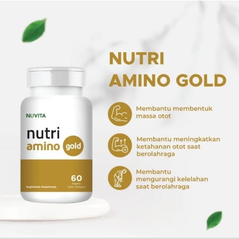 nuvita nutri amino 60 caps kaplet amino acid tablet amino 2222 2000 2002 amino gold