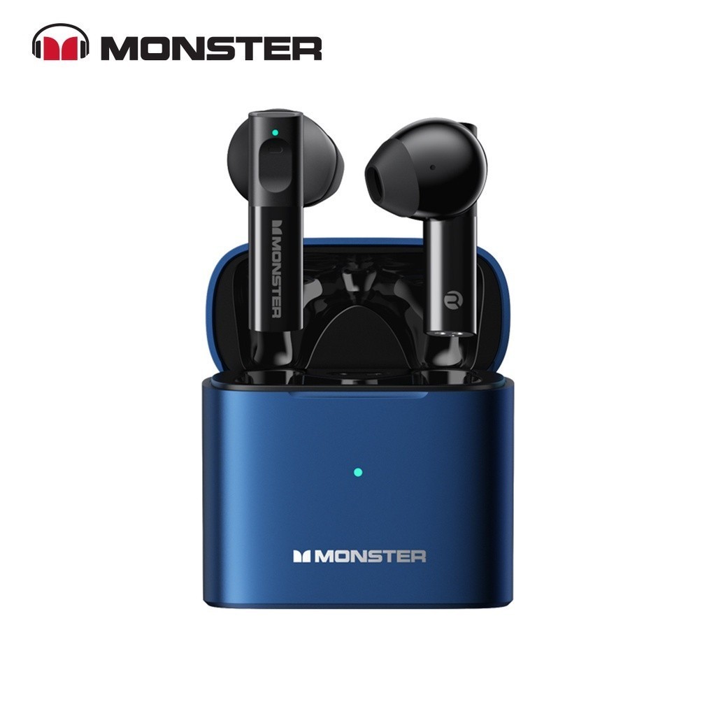 Monster XKT03 Wireless Bluetooth Earphones Mini Earbuds TWS Gaming Low Latency