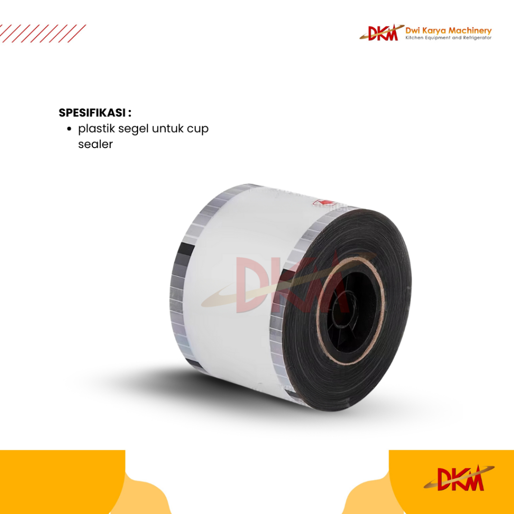 Plastik Cup Sealer Polos / Plastik Cup Sealer Polos