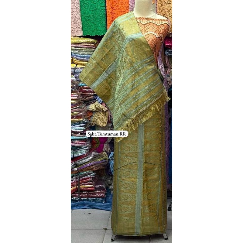 songket mesin terbaru motif tumtuman