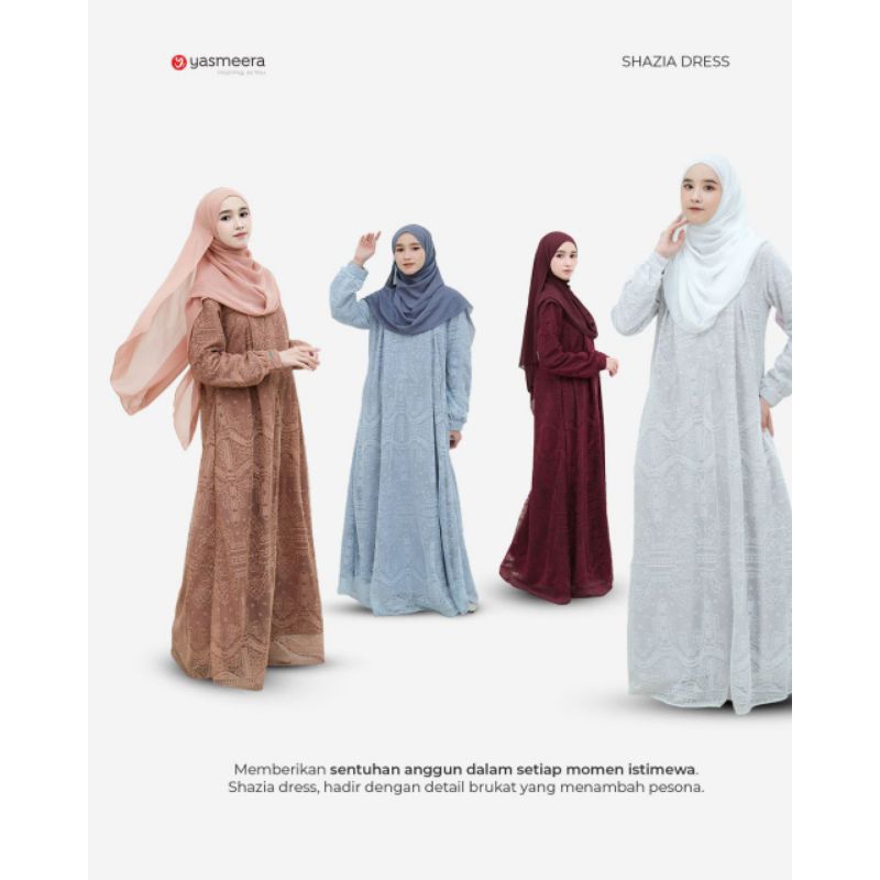Dress Brukat Gamis Shazia Yasmeera