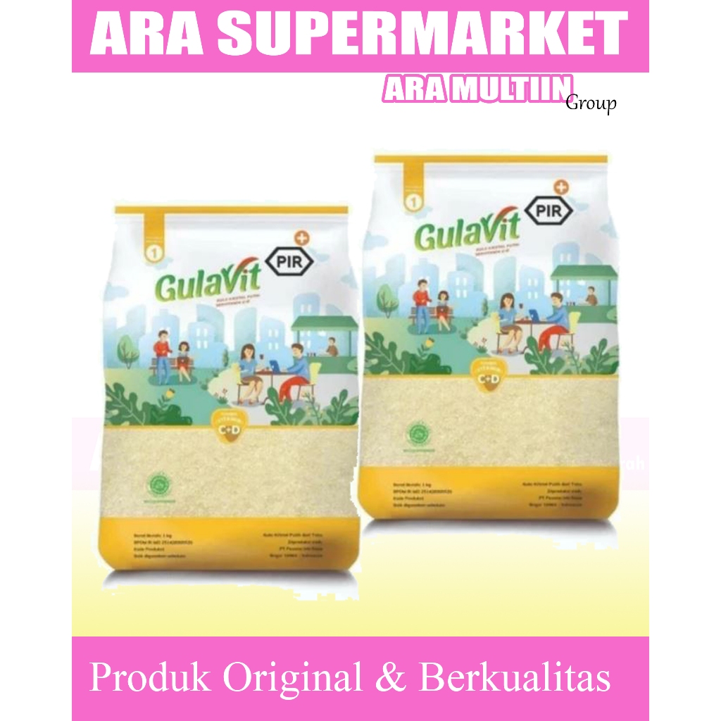 

GULAVIT Gula Pasir Kemasan 1kg