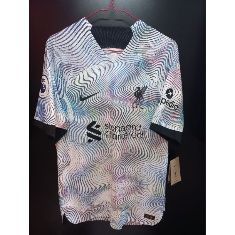 [Edisi BNWT dan Player Issue] Jersey Liverpool Away Ori PLAYER ISSUE 2022 2023 Size M