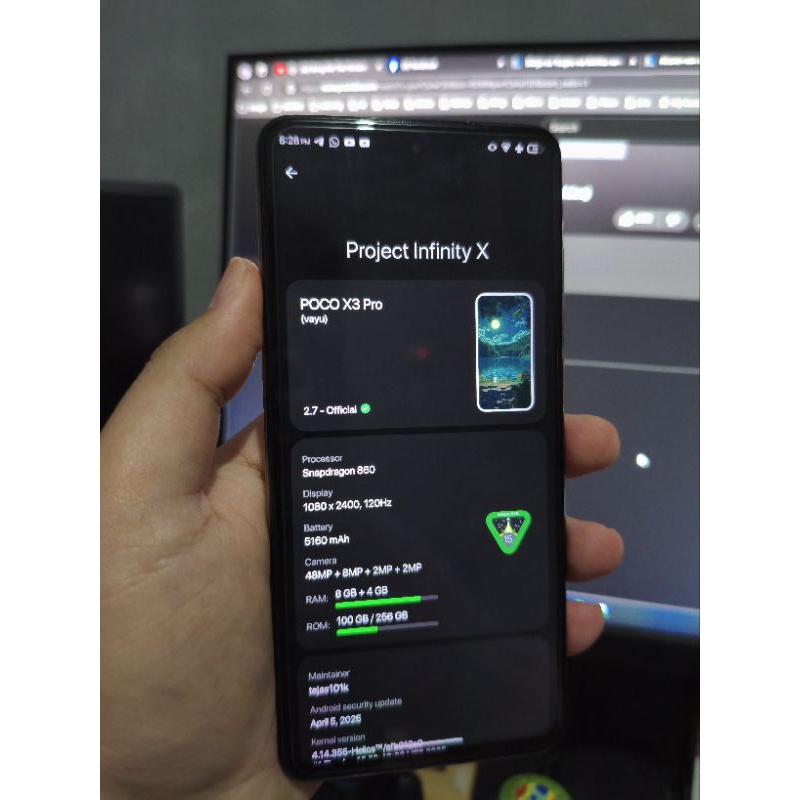 Poco X3 Pro RAM 8/256 GB Fullset Second | lihat deskripsi