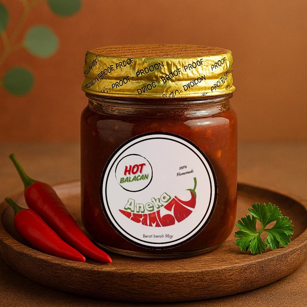 

Aneka Sambal Hot Balacan | Sambal Terasi 98gr