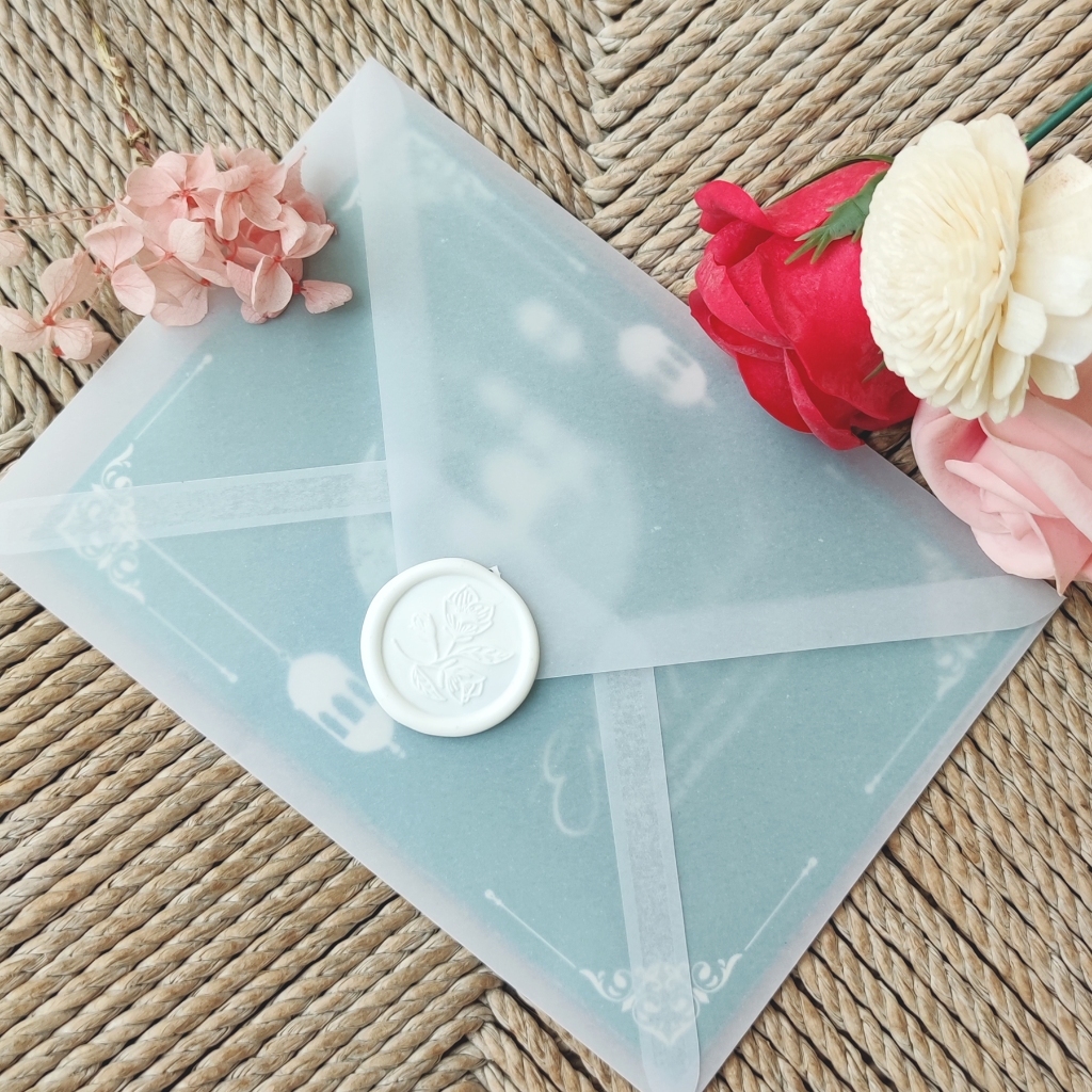 

AMPLOP POLOS TRANSPARAN A6 KALKIR VELLUM PREMIUM / AMPLOP KARTU UCAPAN / UNDANGAN / AESTHETIC ENVELOPE