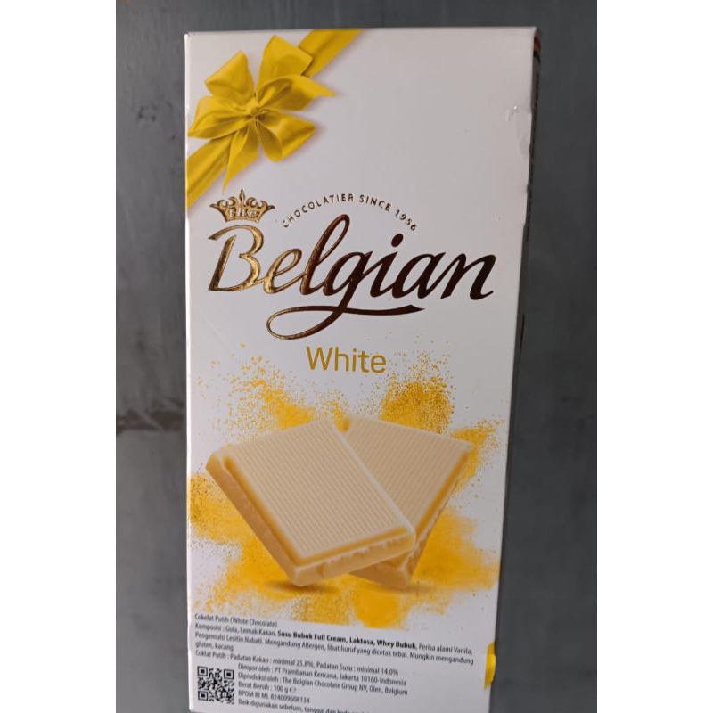 

coklat belgian white 100gr