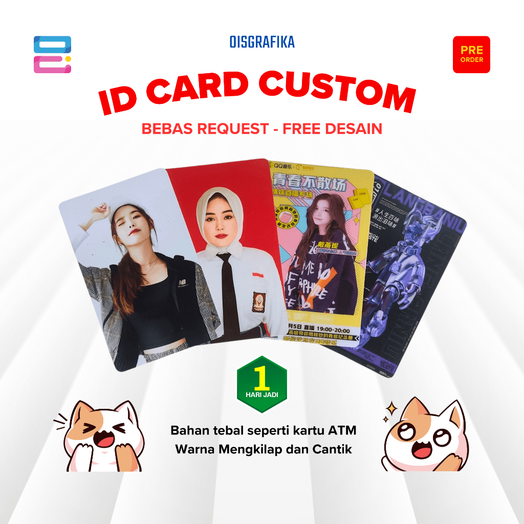 

ID Card Custom PVC – Cetak KTM Premium Tanpa Minimal Order