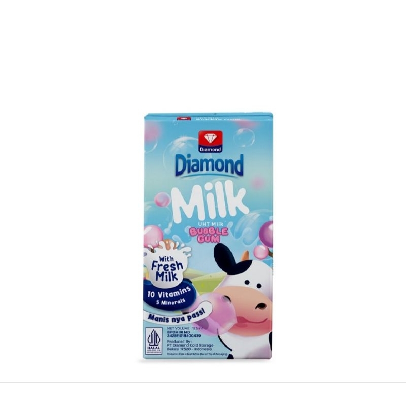 

Diamond Milk Bubble Gum 125 dan 200 ml