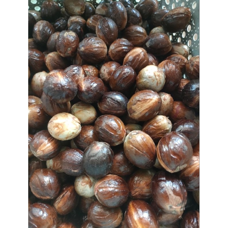 

buah pala kering