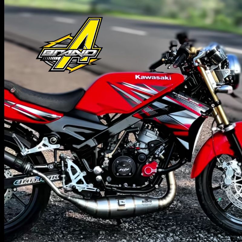 STIKER STRIPING ORI KAWASAKI NINJA SS MERAH 2013 STIKER NINJA SS MERAH STRIPING NINJA SS ORI KAWASAK
