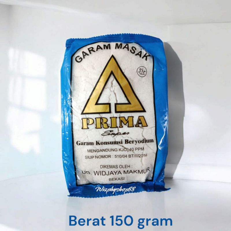 

GARAM PRIMA SUPER 150 GRAM / GARAM MASAK BERYODIUM UNTUK IQ ANAK / BUMBU DAPUR