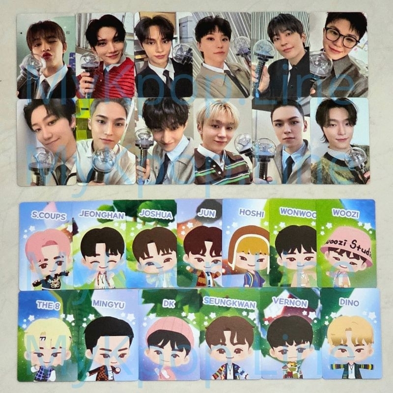 [READY] PC Caratzone Caratland Seventeen 2025 Puzzle Set OFFICIAL Photocard Scoups Jeonghan Joshua J
