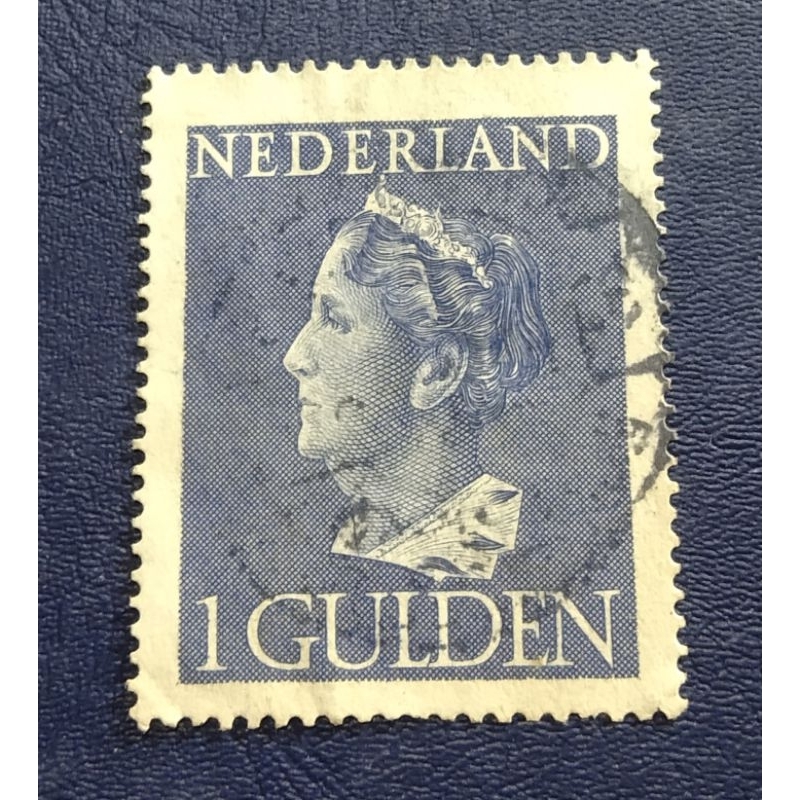 

Prangko Lawas Nederland 1 Gulden Seri Ratu