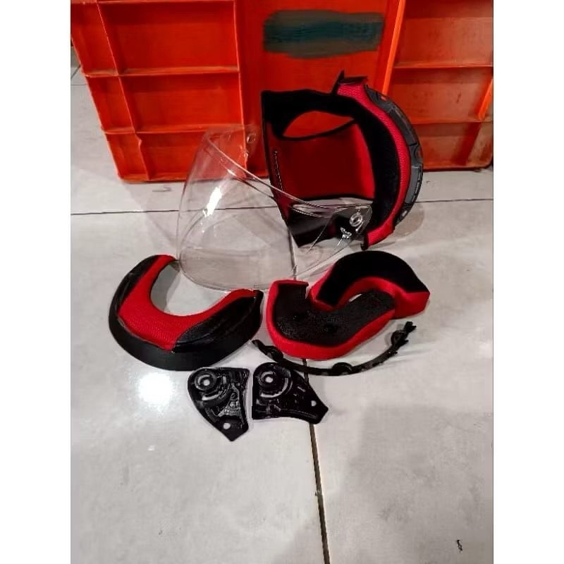 Paket Busa helm KYT DJ Maru + kaca Helm KYT DJ Maru