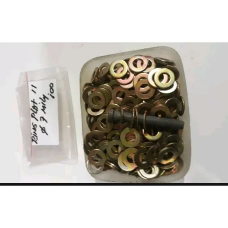 ring plat 7mm untuk baud kunci 11 cocok buat crank case mesin vespa vbb super sprint bajaj pts etc