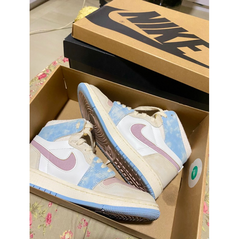 Air Jordan 1 High Zoom Pink Oxford