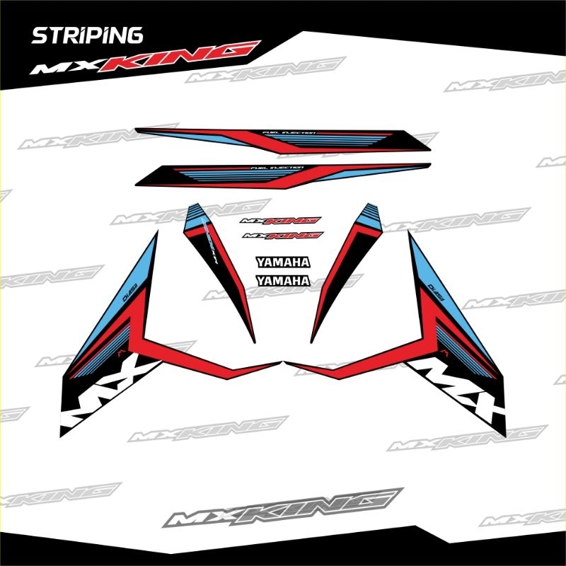 Striping MX KING YAMAHA MX KING Hologram