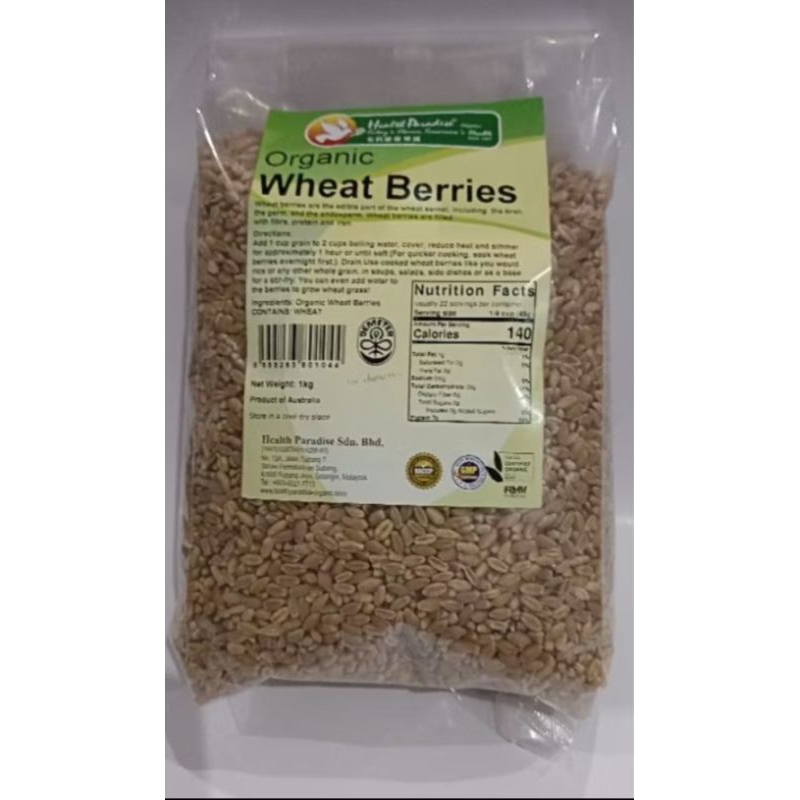 

Organic wheat berries 1 kg wheat berry organik health paradise (bisa untuk detox)