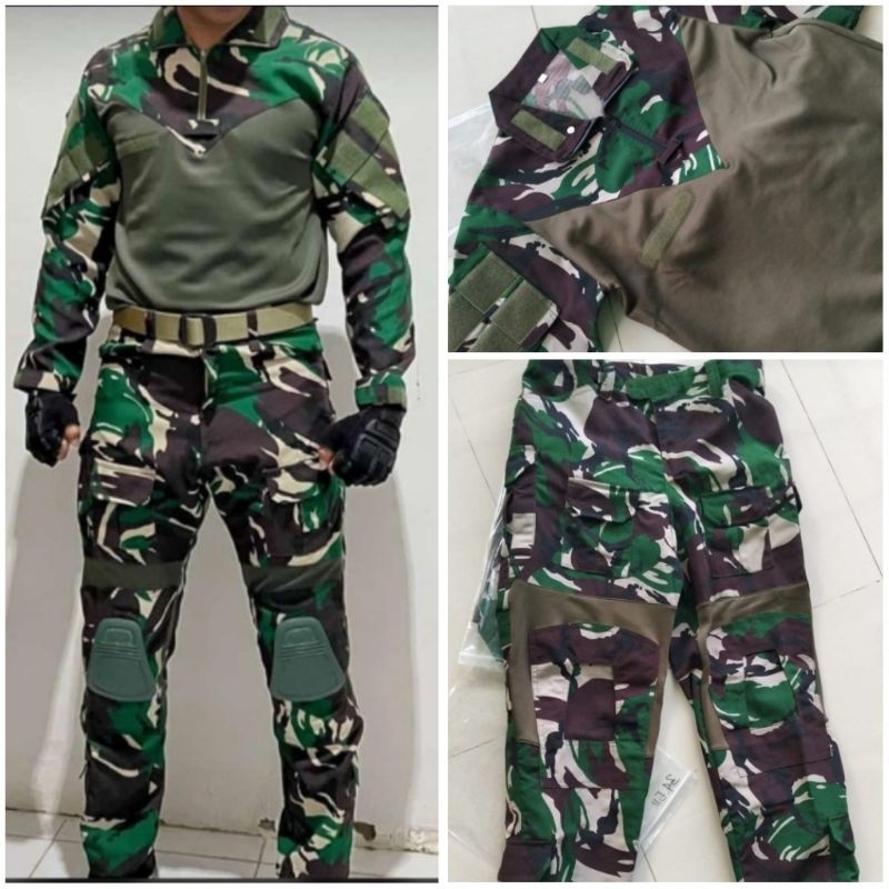 Setelan Tactical Combat Suit Bahan Ripstop Baju BDU Dan Celana Combat 511 Ripstop