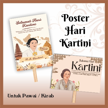 POSTER PAWAI / KIRAB SELAMAT HARI KARTINI  2025 TERMASUK PEGANGAN