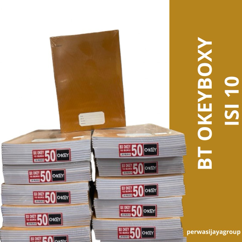 

BUKU TULIS OKEY 50 BOXY(BESAR)|ISI 10 BUKU
