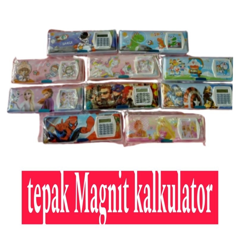 

(1 pcs ) tepak/ kotak pensil magnet / magnit kalkulator