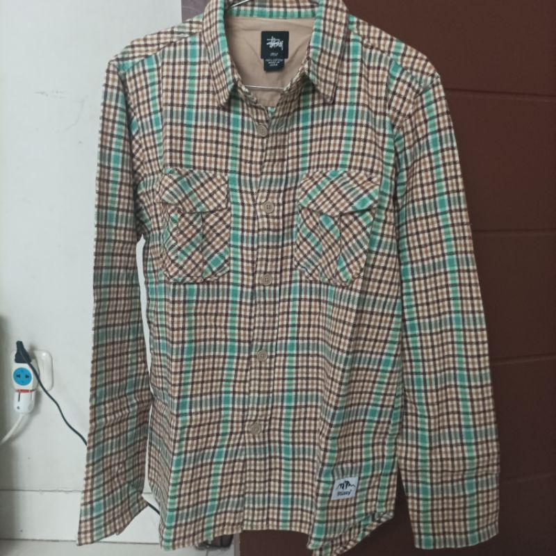 flannel stussy