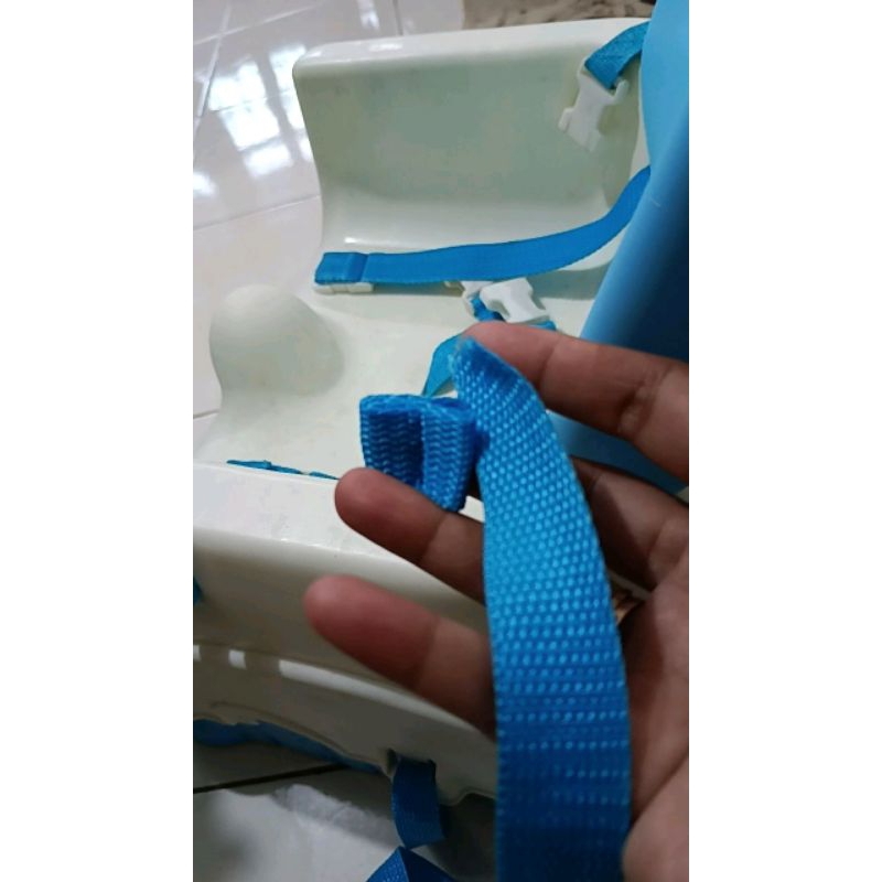 Unik Preloved Baby Safe Booster Seat Blue / Kursi Makan Bayi Baby Safe Warna Biru Kursi Makan Bayi