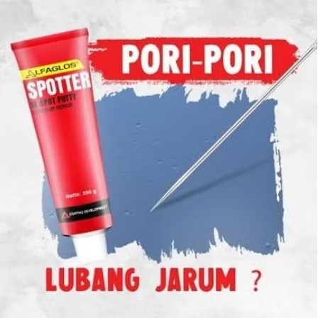 Dempul Alfa Instan Dempul Odol Penutup Pori Pori Spot Putty body motor Mobil