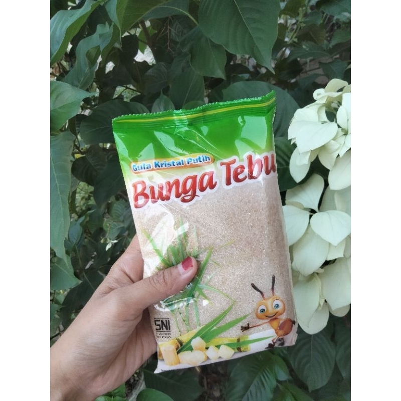 

Gula putih kemasan bunga tebu