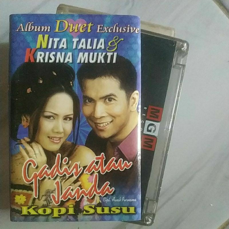 Audio kaset pita Original Album Duet Nita Talia/Krisna Mukti album Gadis atau Janda