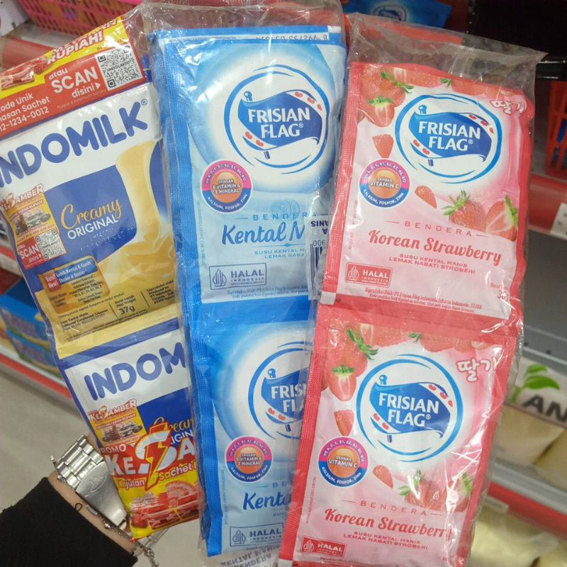 

SKM SACHET VARIAN BRAND(FRISIAN FLAG,INDOMILK,ENAAK)