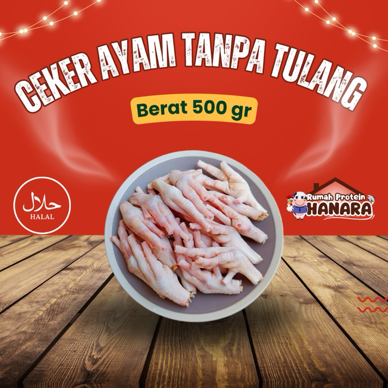 

Ceker Ayam Tanpa Tulang - 500g