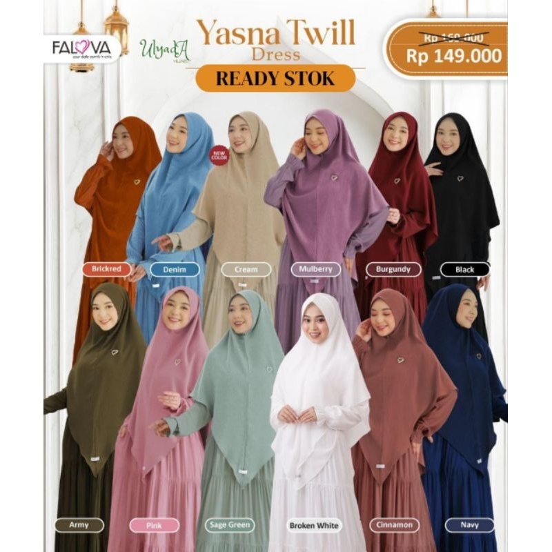 HOMEDRESS YASNA GAMIS POLOS HOME DRESS RAYON HOME DRESS BUSUI GAMIS BUSUI FALOVA Gamis Hitam Rayon