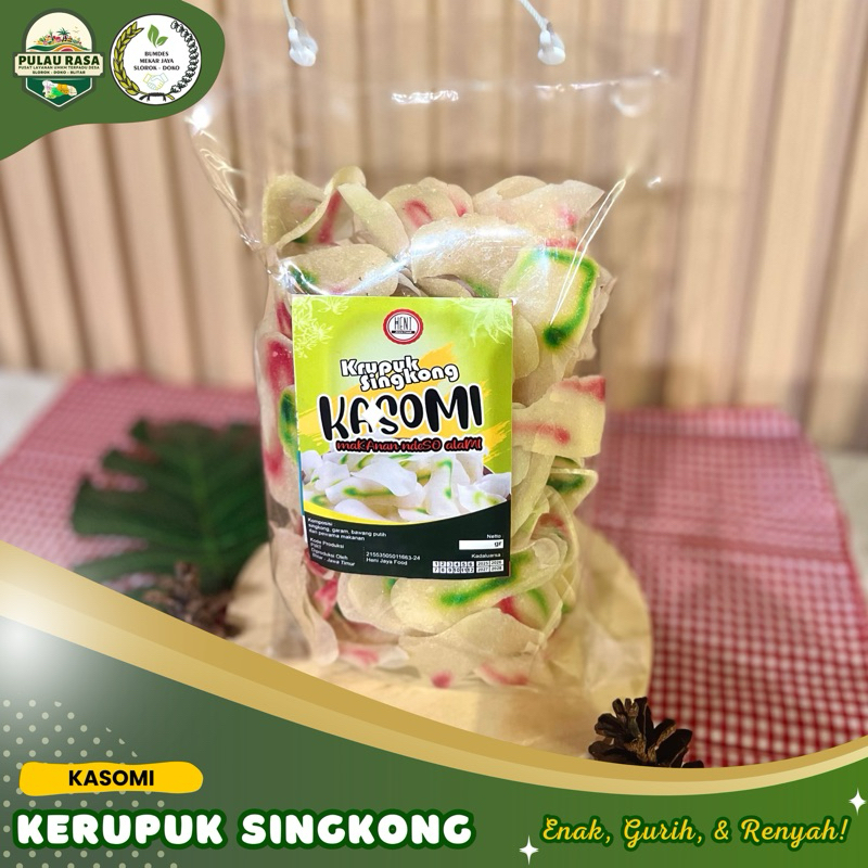 

KERUPUK SINGKONG MENTAH (KASOMI) | KEMASAN 250gr
