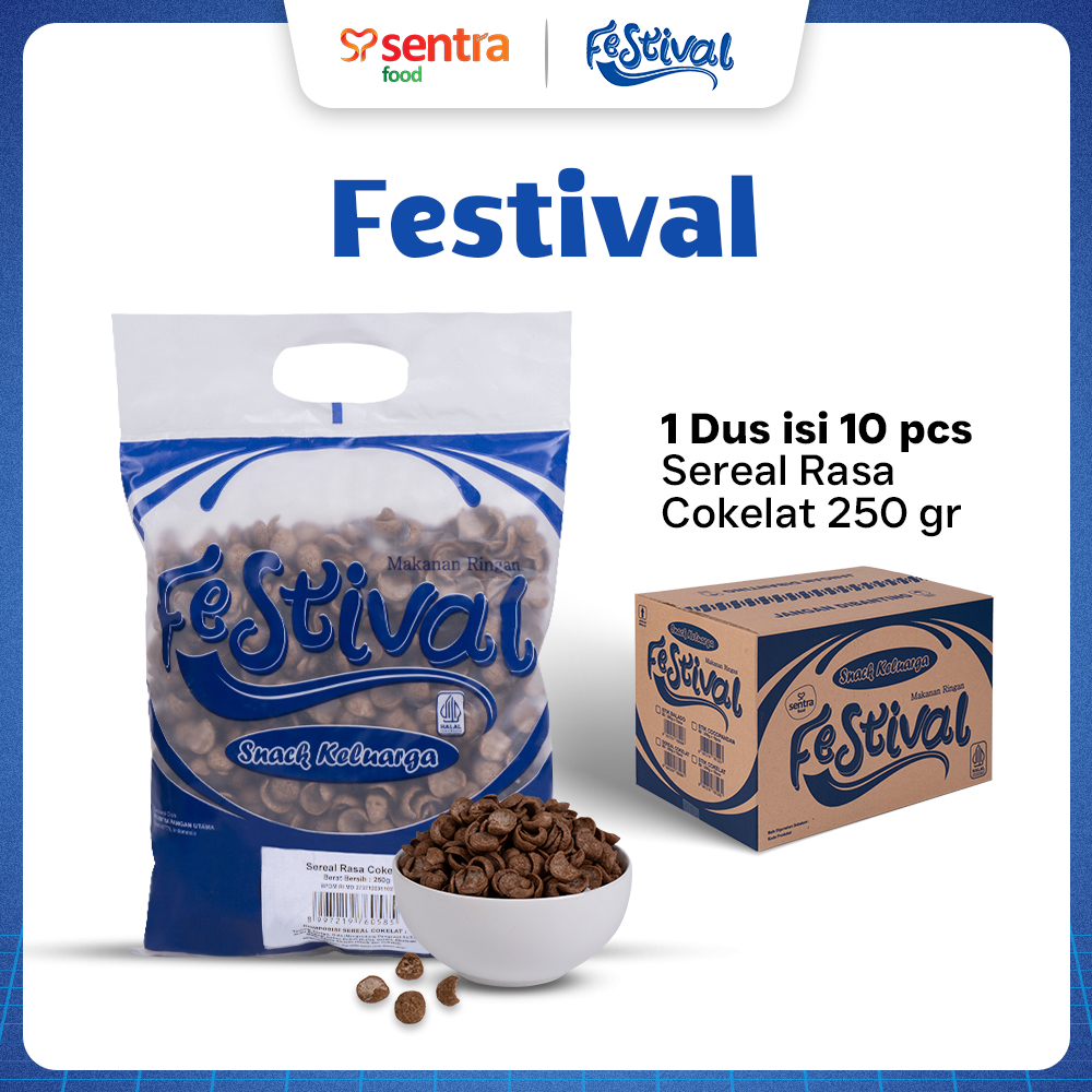 

Snack Festival Choco Crunch Choco Sereal 1 Dus - Cemilan Snack Coklat Sereal
